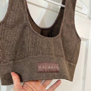 Balance Athletica (Vitality) Ribbed sports bra Size M